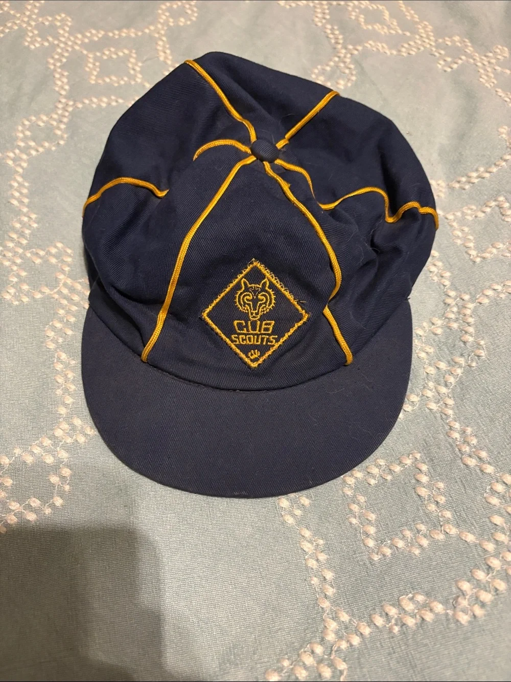 Vintage youth sized Boy Scouts of America Cub Scout hat